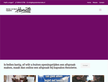 Tablet Screenshot of kapsalonhenriette.nl